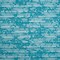 1 Yard Turquoise Floral Plisse Lace Designer Deadstock Polyester Fabric 56 Inch Width
